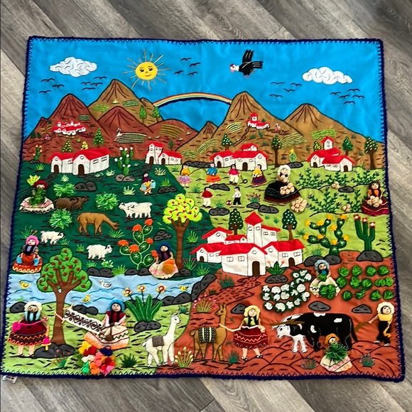 Colorful Peruvian Tapestry - Picture 1 of 4